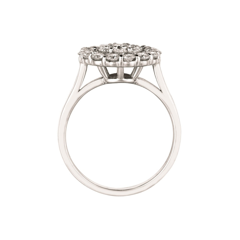 FLOWER DIAMOND RING Alpha Jewelers