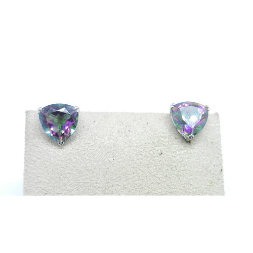 All The Colors Rainbow Topaz Silver Earrings | New Mexico Jewelry Stores | Albuquerque | Earrings — Silver Earrings | Ooh! aah! Jewelry